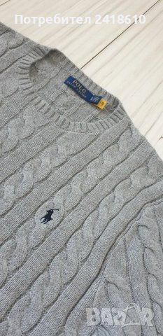 POLO Ralph Lauren Cable Cotton / Knit Mens Size XL НОВО! ОРИГИНАЛ! Мъжки Пуловер!, снимка 1 - Пуловери - 48001921