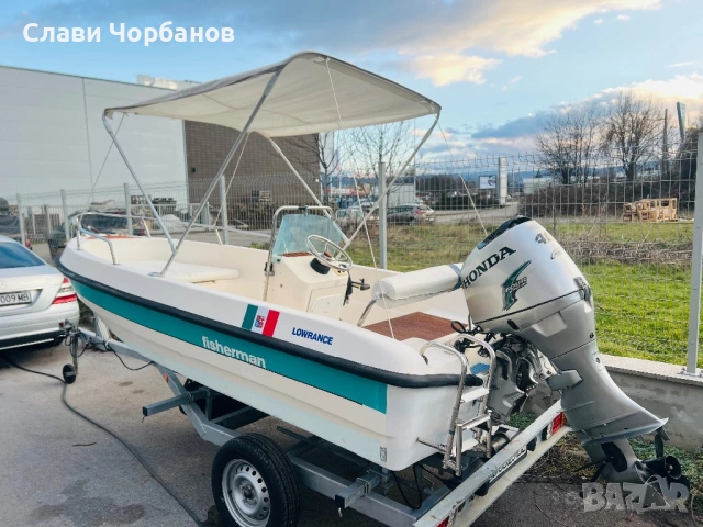  Лодка Cosiver 450 Italy Honda Bf 40 , снимка 3 - Воден транспорт - 53406538