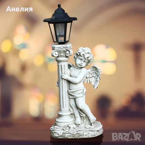 Соларна лампа ангел - елегантна декорация за всеки двор, снимка 3 - Други - 53735112