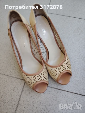 Летни кожени обувки 