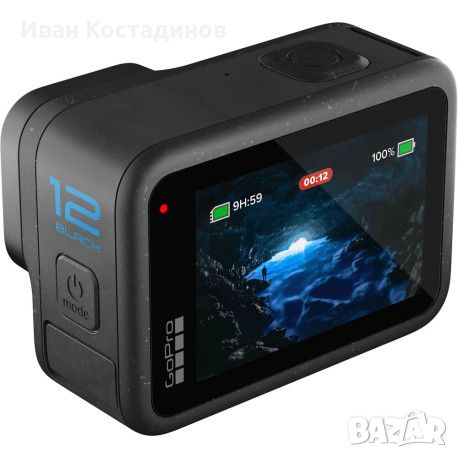 Екшън камера GoPro HERO 12 Black + microSD SanDisk 64Gb + Handler Grip, снимка 3 - Камери - 46325609