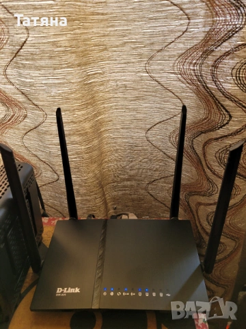 Двубандов рутер D-Link AC1200, 1167Mbps, 2.4GHz(300Mbps), 5GHz(867Mbps) Wi-Fi Gigabit, снимка 4 - Рутери - 51960417