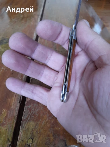 Стар джобен нож,ножче,ножка #119, снимка 7 - Антикварни и старинни предмети - 50633768