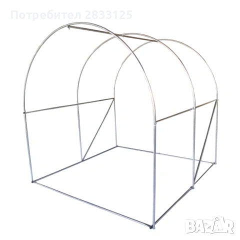 Здрава конструкция за оранжерия - поцинковани тръби и лесен монтаж, снимка 7 - Оранжерии - 53642895