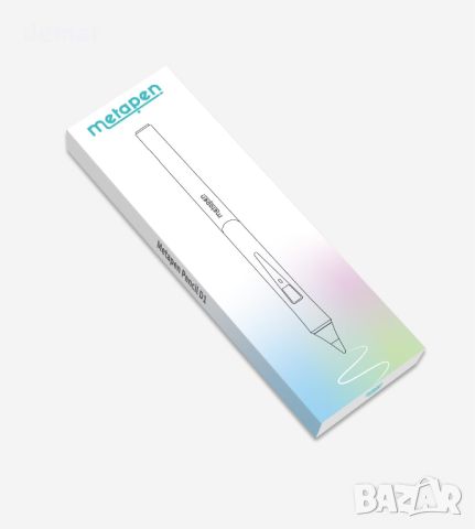 Metapen Pencil D1 за Apple iPad 2018-2024 (Бърз бутон и ергономичен дизайн), бял, снимка 9 - Друга електроника - 45558363