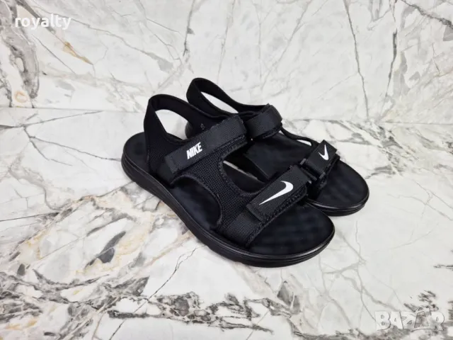 Nike черни мъжки сандали , снимка 3 - Мъжки сандали - 50113201
