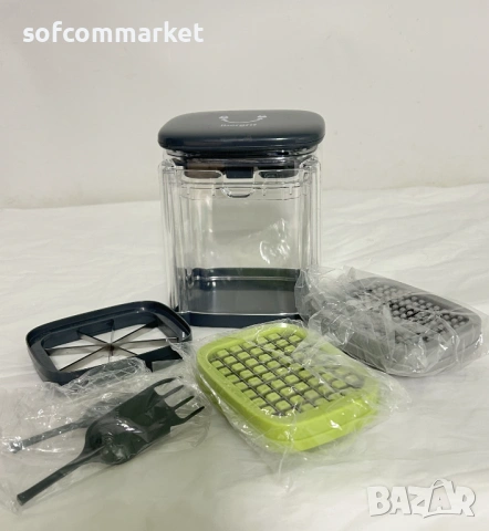 Ръчна резачка за картофи Ibergrif M523 – 3 в 1, Неръждаема стомана, снимка 2 - Други - 53889616