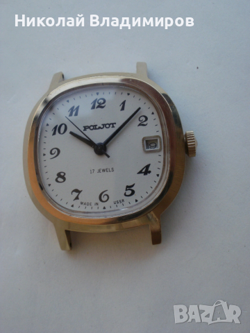 Полет Poljot 2614 мъжки руски перфектен позлатен ръчен часовник, снимка 3 - Мъжки - 53643676
