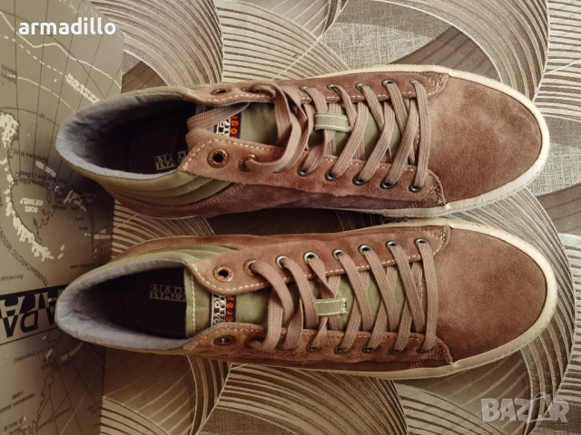 Продавам Кожени спортни обувки Napapijri №45, снимка 4 - Спортно елегантни обувки - 51909604