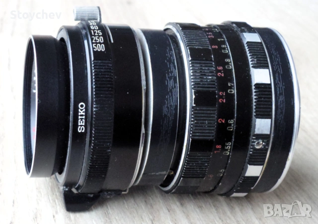 Обектив Mamiya Sekor DS 105mm F/3.5 резба М42, снимка 5 - Обективи и филтри - 53578282