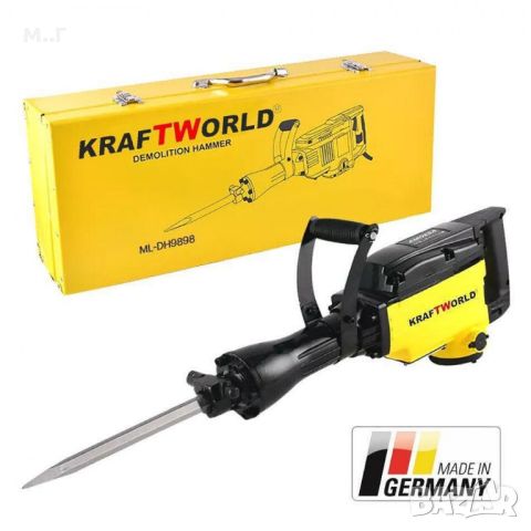 НЕМСКИ ПРОФЕСИОНАЛЕН КЪРТАЧ KRAFTWORLD 3800W, снимка 2 - Бормашини - 45323763