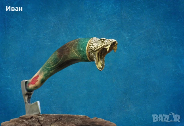 Брадва змия дъска за рязане , снимка 6 - Ножове - 47358317