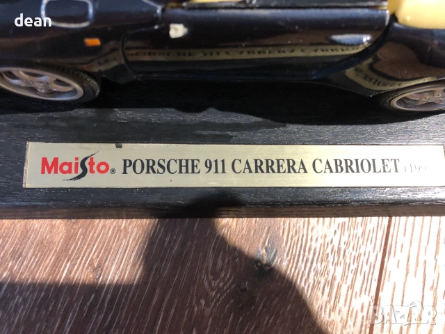 Колекционерско Porsche 911 Carrera Cabriolet, снимка 10 - Колекции - 53753267
