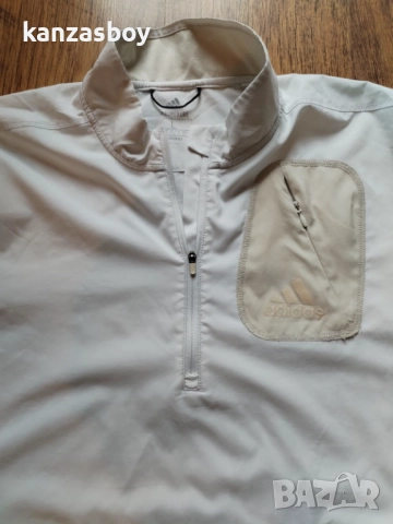 adidas Jacket Fast 1/2 ZIP - мъжка ръннинг ветровка Л, снимка 4 - Спортни дрехи, екипи - 52056269