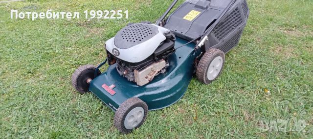 Бензинова косачка НОМЕР 15. E-Flor Quantum50. Четиритактов дигател на Briggs &Stratton. 46см. ширина, снимка 6 - Градинска техника - 45120707