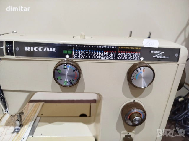 Метална шевна машина RICCAR , снимка 2 - Шевни машини - 52321377