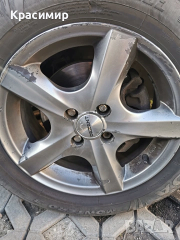 Джанти Dezent 15" 4x100, снимка 2 - Гуми и джанти - 53746587
