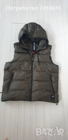 Replay Padded Hodded Vest Mens Size L / XL  ОРИГИНАЛЕН МЪЖКИ Елек!, снимка 9 - Якета - 48074328