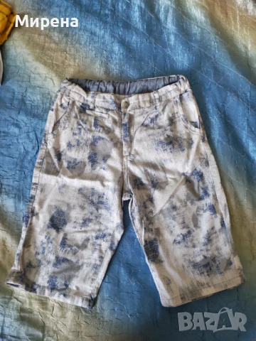 Памучен къс панталон за момче 8-9 години