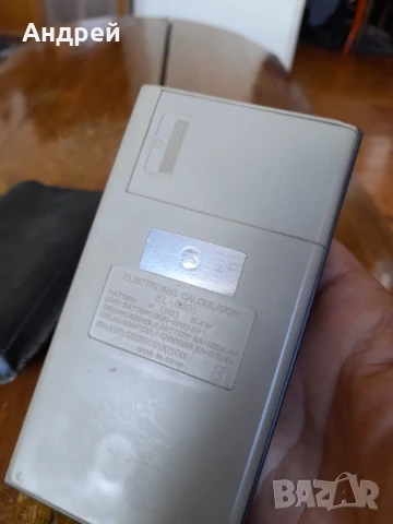 Стар калкулатор Sharp Elsi Mate EL-5801, снимка 5 - Други ценни предмети - 51331139