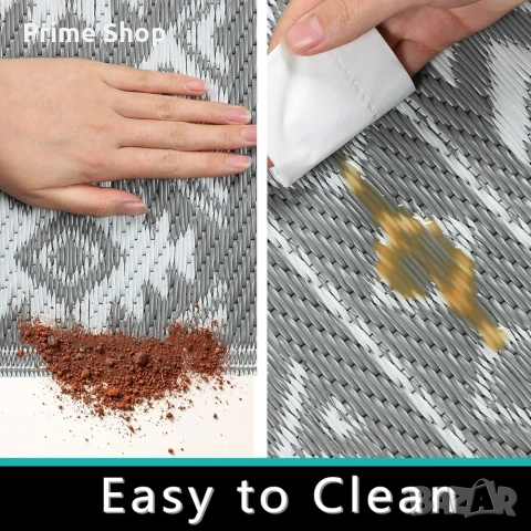 180х270см - Двулицев външен килим Famibay , снимка 7 - Килими - 53910102