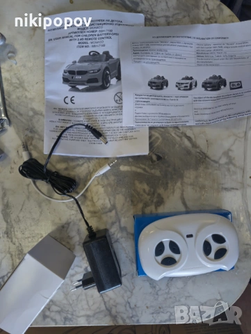 EU Акумулаторна кола 12V MONACO бял, снимка 12 - Други - 53849777