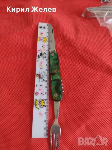 Туристическо джобно ножче от соца с маркировка П.Денев Габрово уникат за КОЛЕКЦИОНЕРИ 44749, снимка 4 - Други ценни предмети - 45277197