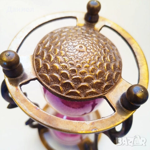 Бронзов пясъчен часовник, снимка 2 - Арт сувенири - 43052694