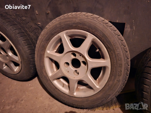 Продавам комплект от 4 лети джанти за кола 13', снимка 11 - Гуми и джанти - 53223455