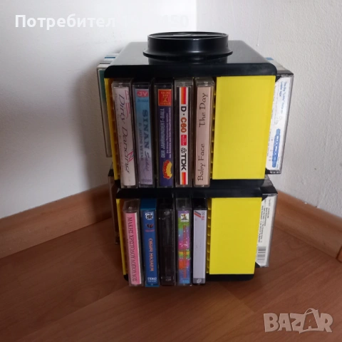 стойка за касети / касетник с 40 аудио касети, снимка 4 - Аудио касети - 52787686