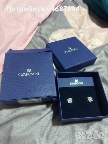 swarovski обици 