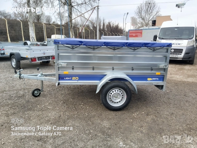 Туристическо, самосвално ремарке Vesta Light 20 с допълнителни канати и плосък брезент, снимка 2 - Ремаркета - 53403388
