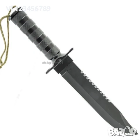Тактически фиксиран нож за оцеляване JUNGLE KNIVE