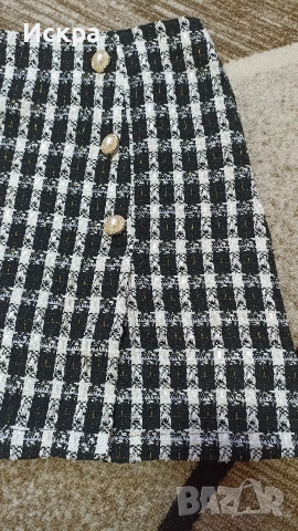 Карирана пола , снимка 4 - Поли - 53696990