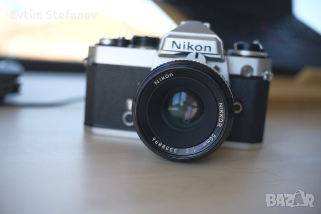 Nikon Nikkor 50mm f2 ръчнофокусен твърд обектив, снимка 6 - Обективи и филтри - 45289511