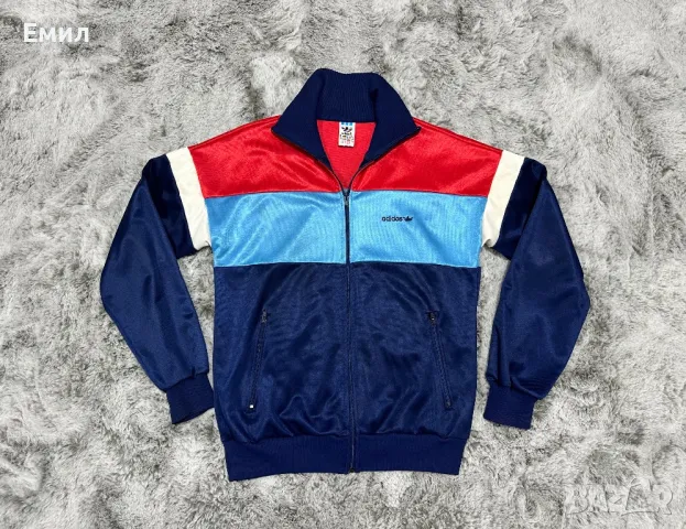 Оригинално винтидж горнище Adidas 90’s Track Jacket, Размер M, снимка 1 - Суичъри - 47056889