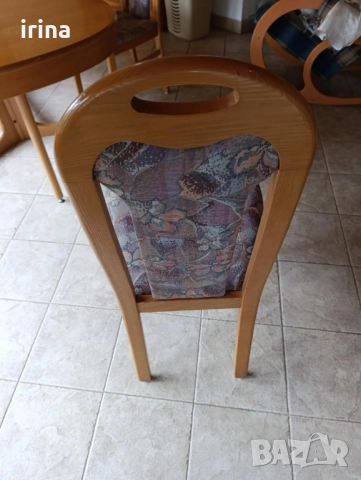 комплект шест стола от масив, снимка 15 - Маси - 51561671