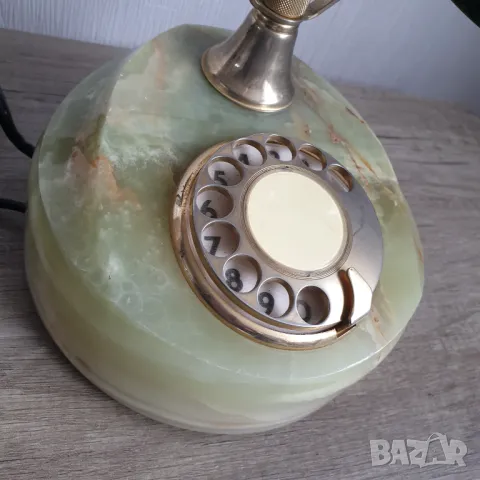 Стар винтидж арт старинен античен телефон, снимка 8 - Антикварни и старинни предмети - 49689315