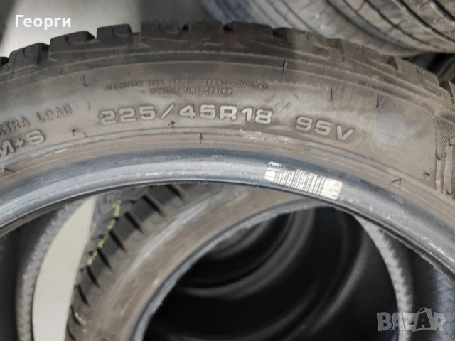 4бр.зимни гуми 225/45/18 Goodyear, снимка 5 - Гуми и джанти - 53912253