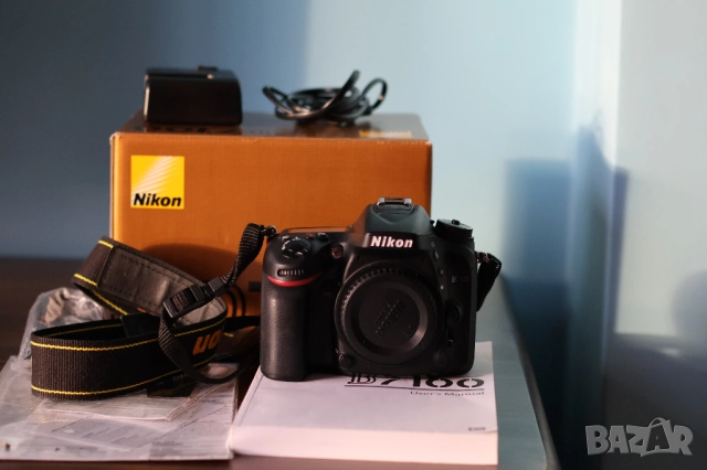 NIKON D7100 - Тяло, снимка 5 - Фотоапарати - 52895637