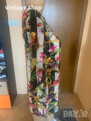 Копринена пъстра рокля Juice Couture, снимка 5 - Рокли - 53900575