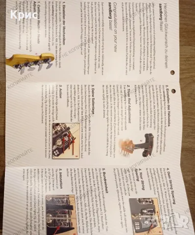 Продавам Sandberg California TM 5 limited edition 35 scale orange , снимка 10 - Китари - 46910152