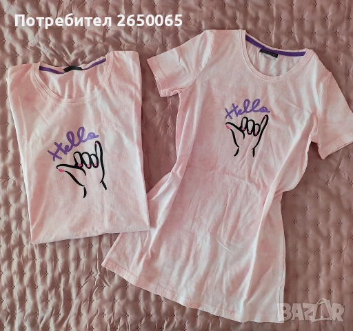 Комплект роклички за мама и дъщеря! С/М и 8/9г., снимка 2 - Рокли - 51242905