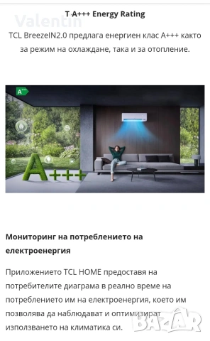 Топ оферта TCL Breeze in 2.0 с монтаж, снимка 7 - Климатици - 53290268