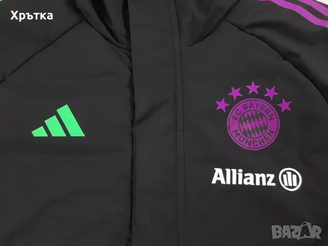 Adidas Bayern Munich - Оригинално мъжко яке размер L, снимка 6 - Якета - 47720748