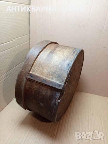 Соц Стара Дървена Крина Шиник За Зърно. НОМЕР 779., снимка 2 - Антикварни и старинни предмети - 53585172