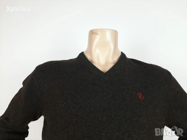 Fjallraven Shepparton - Оригинален мъжки пуловер от вълна размер M, снимка 5 - Пуловери - 53929108