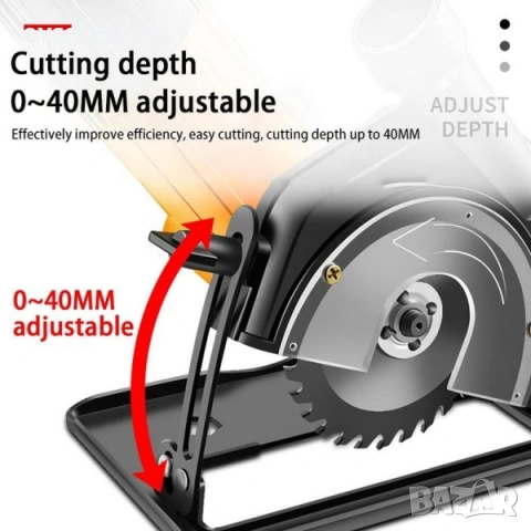 ТОП ЦЕНА!!!ПРИСТАВКА ЗА ЪГЛОШЛАЙФ/ФЛЕКС ЗА РЯЗАНЕ ПОД ЪГЪЛ 45°!, снимка 6 - Триони и циркуляри - 53493410