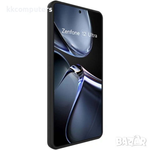 Защитен Калъф IMAK UC-3 за Asus Zenfone 12 Ultra 5G - TPU, 4-ъглова защита, Вкл. Протектор - Черен (, снимка 2 - Калъфи, кейсове - 53431306