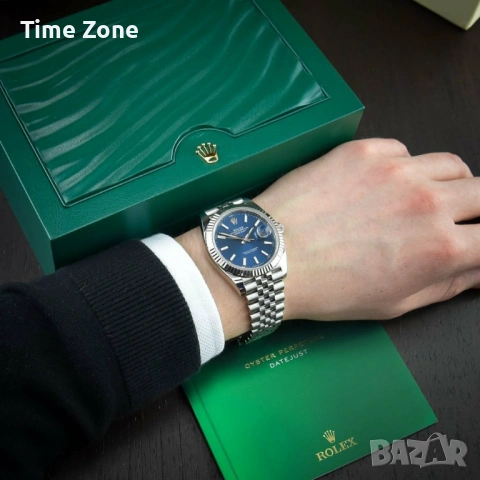 Rolex Datejust 41mm Steel Blue Dial Automatic Различни Варианти, снимка 11 - Мъжки - 54050416